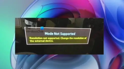 What Does Resolution Not Supported Mean On Vizio Tv