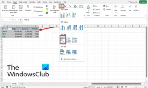 how-to-create-a-bar-or-circle-progress-chart-in-excel