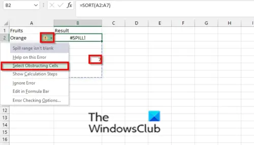 how-to-remove-spill-error-in-excel