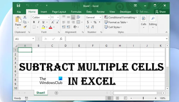 How To Subtract Multiple Cells In Excel Trendradars Latest