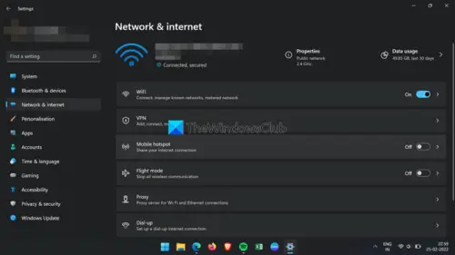 Windows showing Ethernet icon instead of WiFi