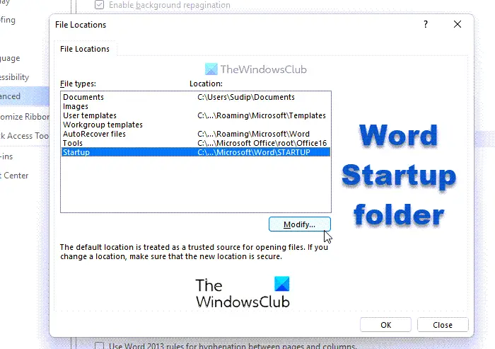 How To Change The Startup Folder Of Word Trendradars Latest