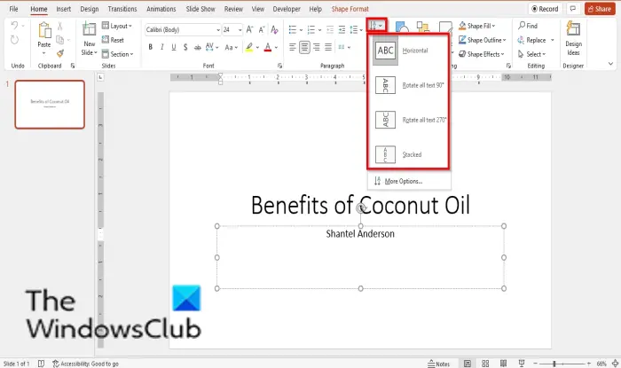 How To Rotate Or Change Text Direction In PowerPoint Trendradars Latest