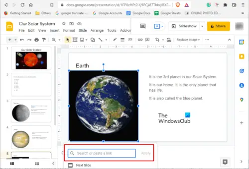 How To Turn Something Into A Link In Google Slides