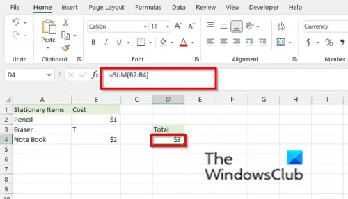 How to fix the #VALUE error in Excel