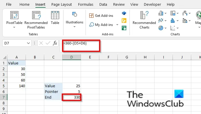 Calculate The Value And Pointer By Using The Reference 360 D5D6. Gauge Chart