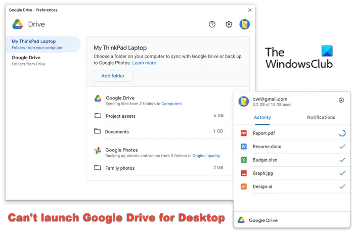 Why is Google Drive not on my desktop?