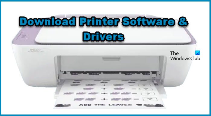 Download Printer Drivers and Software for Windows 11/10