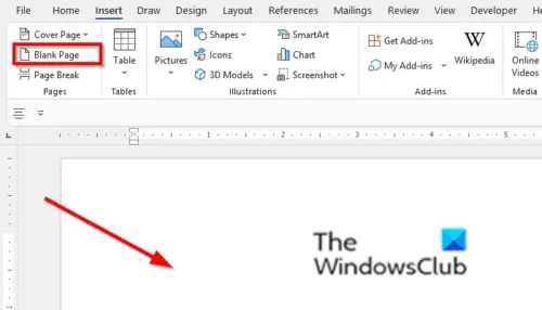 How To Add A Blank Page In Word Document