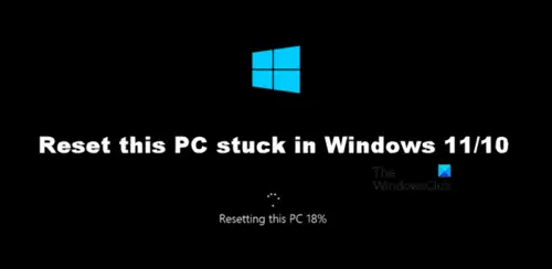 resetting this pc stuck windows 10