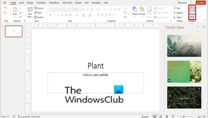 So Deaktivieren Sie Designideen In Powerpoint