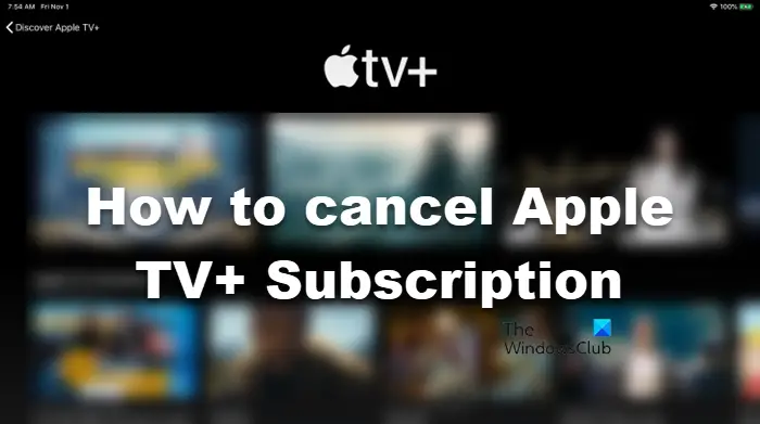 Como cancelar sua assinatura do Apple TV+ - Appletv+