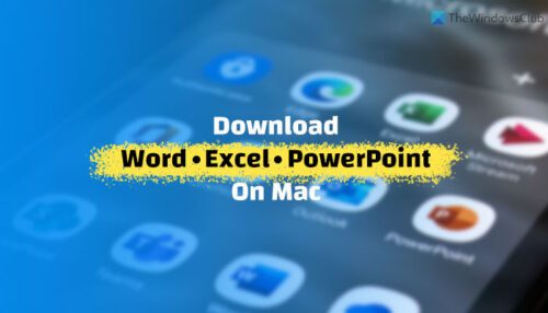 download word excel powerpoint for mac