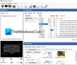 church presentation software for pc