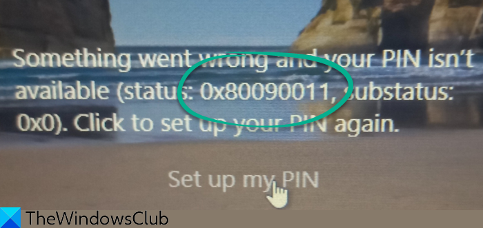 Fix Windows Hello PIN Error 0x80090011