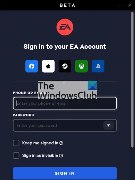 How to link your EA App and Epic Games Store accounts