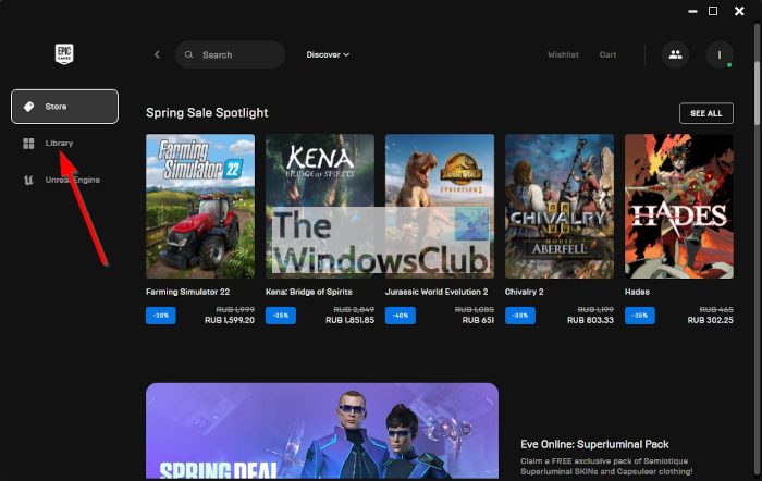 How to move an installed game from the Epic Games Launcher to another  directory on your computer - Epic Games Store Support