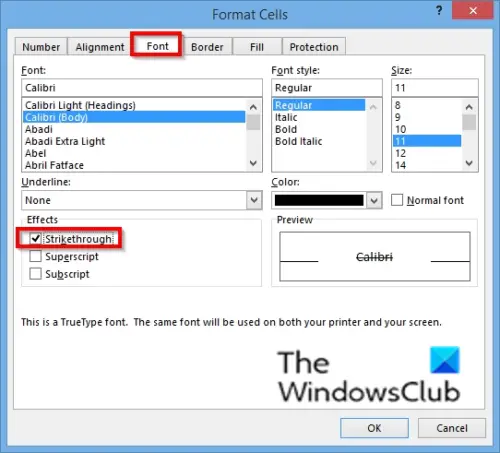 how-to-strikethrough-text-in-word-or-excel