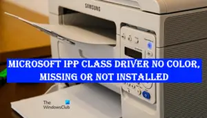 Microsoft ipp class driver не установлен windows 10