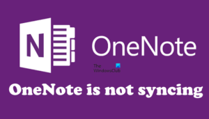 one note sync issue