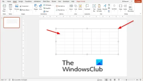 How To Draw A Table In Powerpoint