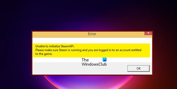 unable to initialize steam api sonic mania