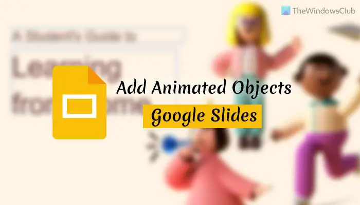 How to add Motion or Animated text or object in Google Slides 