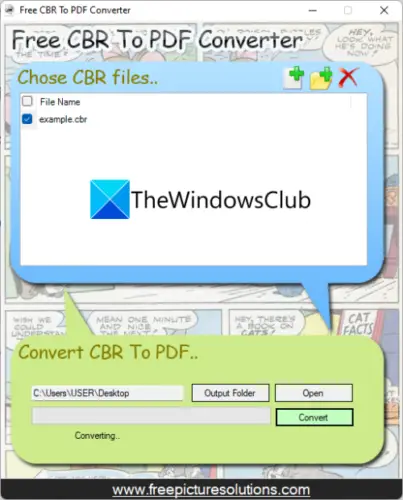 cbz to cbr file converter