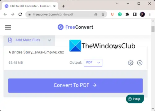 convert cbr cbz to pdf