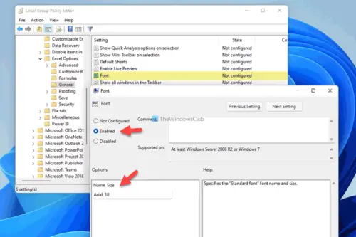 how-to-set-default-font-in-excel-using-registry-and-group-policy