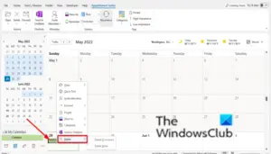 Create, edit and delete Recurring Calendar Appointment in Outlook