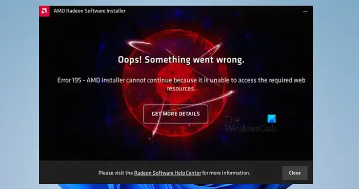 Fix AMD Installer Error 195