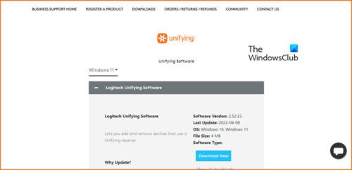 Logitech Unifying Receiver Is Not Detected Or Working In Windows 1110 7047