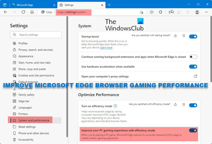 How to improve Gaming performance in Microsoft Edge - 5