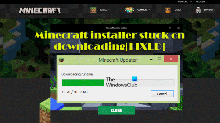 Unable To Update The Minecraft Native Launcher