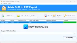 How To Convert OLM Email Files To PST Format In Windows 11/10