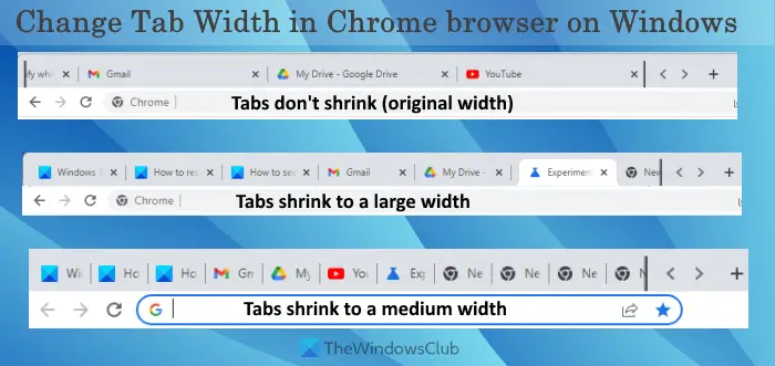 Learn How To Change Tab Width In Chrome Browser On Home Windows 11 10 