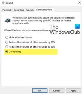 Audio not working in Microsoft Teams; Low or no sound