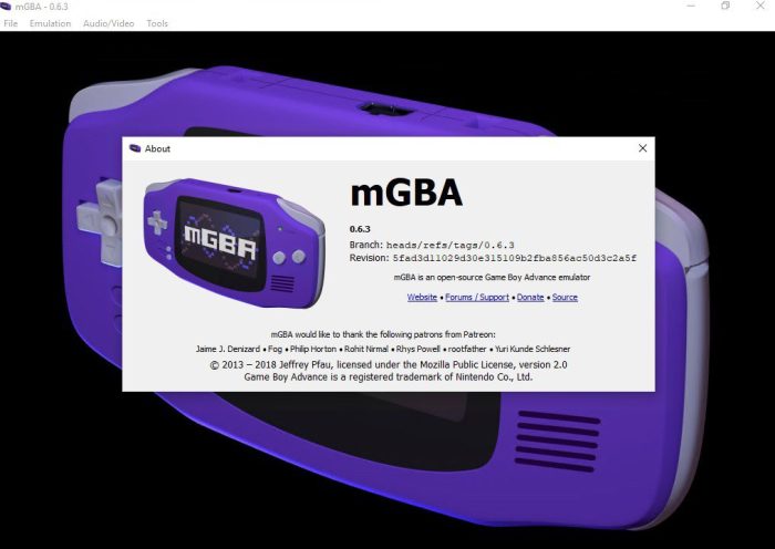mGBA - O melhor emulador de Game Boy / Game Boy Color / Game Boy Advance  para PC