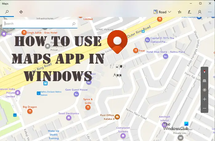 Comment Utiliser L'Application Maps Dans Windows 11