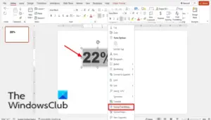 How to fill an area of Text or Shape by a percentage in PowerPoint