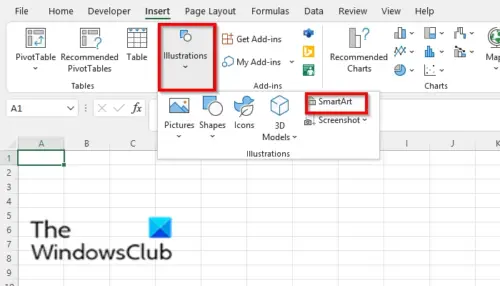 How To Insert And Modify SmartArt Diagrams In Excel