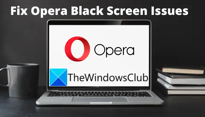 Устранение проблем с черным экраном Opera на ПК с Windows