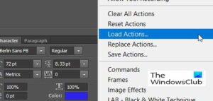 adobe photoshop cc action download