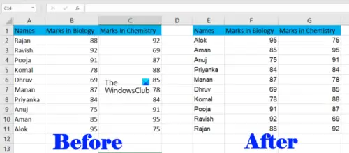 how-to-reverse-a-list-in-excel