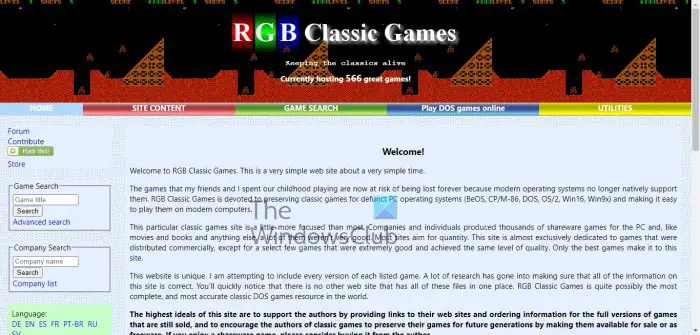 5 Websites to Play Classic DOS Games in Your Browser for Free - MajorGeeks