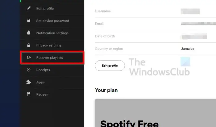 How to recover Deleted Playlists on Spotify