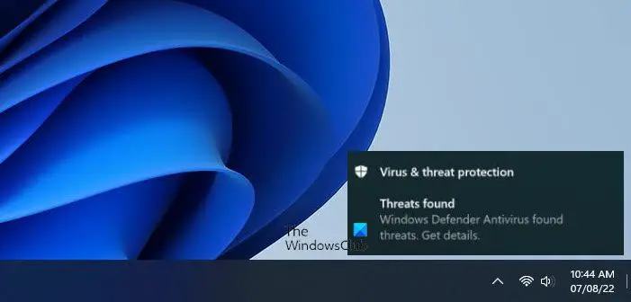 Защитник Windows постоянно говорит, что обнаружены угрозы