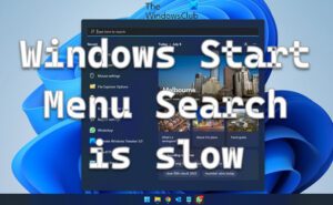 Windows Start Menu Search is slow [Fixed]