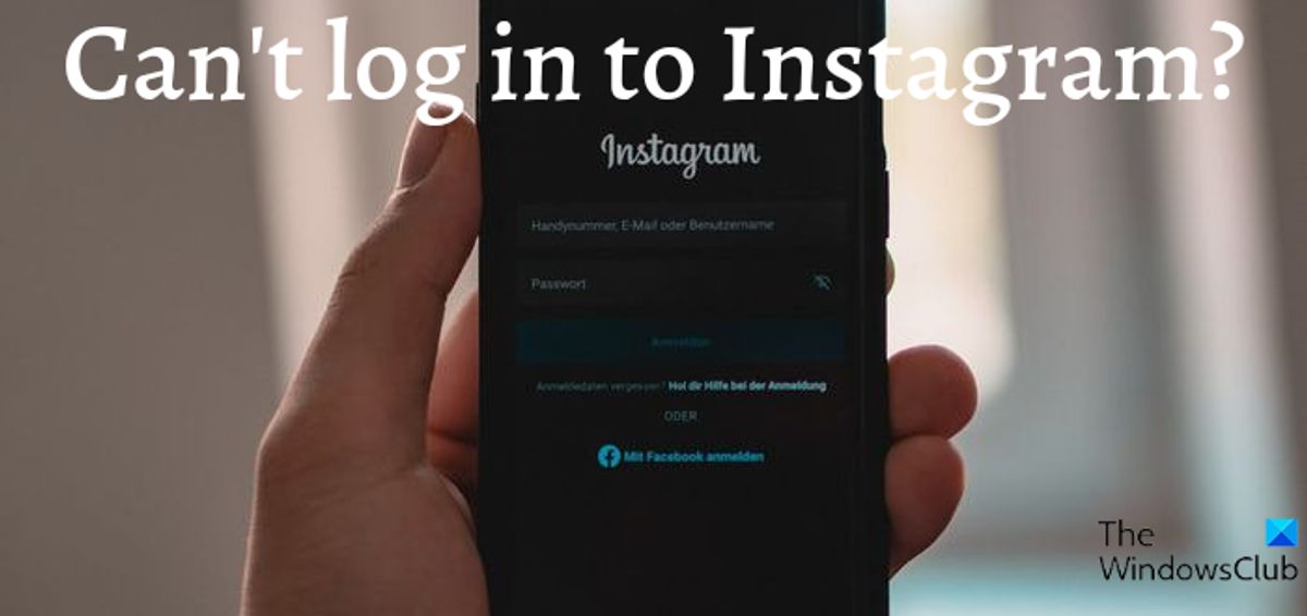 Cant Log In To Instagram